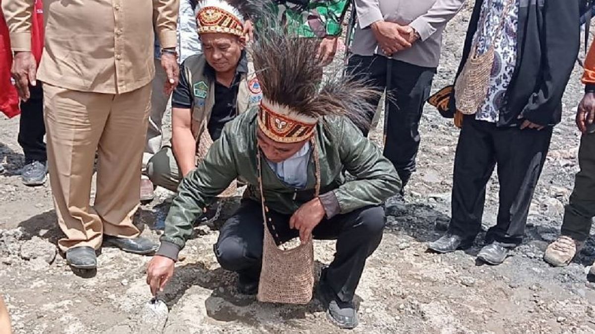 Gudang Logistik di Sinak Papua Tengah Mulai Dibangun