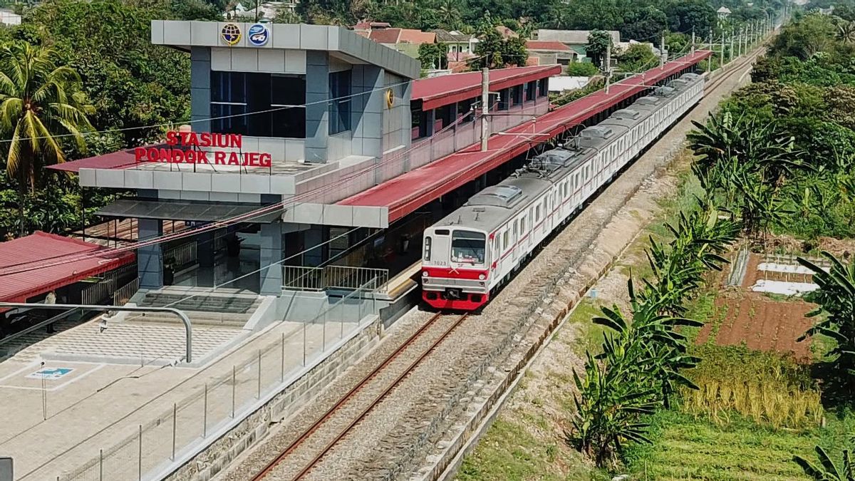 Pondok Rajeg站正式运营,乘客估计每天达到4,000人