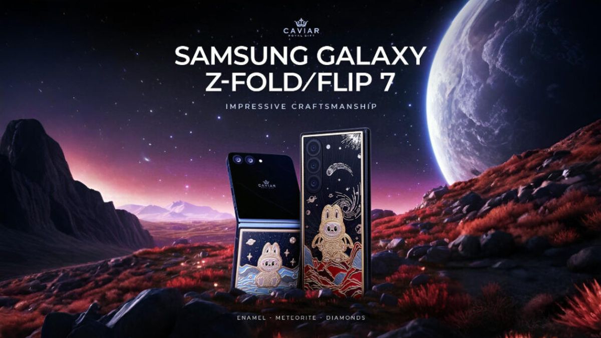 Caviar Turns Samsung Foldables Into Antariksa-Themed Luxury Toys For Over Rp160 Million