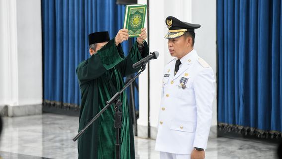 Asmawa Tosepu Officially Inaugurated As Acting Regent Of Bogor, A Crowded Task Awaits