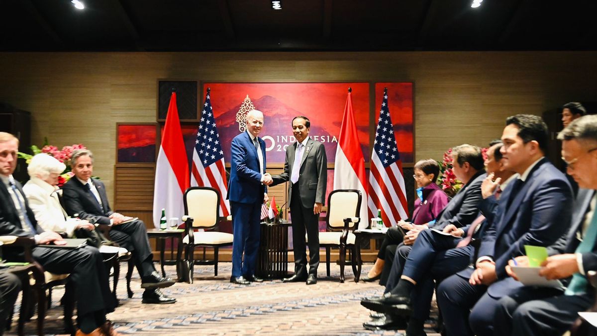 Meet Jokowi Ahead of the G20 Summit, Joe Biden Ensures the US Supports Indonesia to Become a New Economic Growth Center