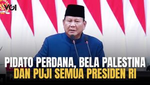 President Prabowo Subianto's Complete First Speech, Defend Palestine And Praise All Indonesian Presidents