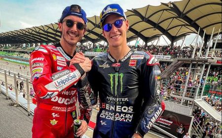 MotoGP Valencia 2022: Fabio Quartararo Mengejar Keajaiban dari Posisi Ke-4, Bagnaia Empat Posisi di Belakangnya