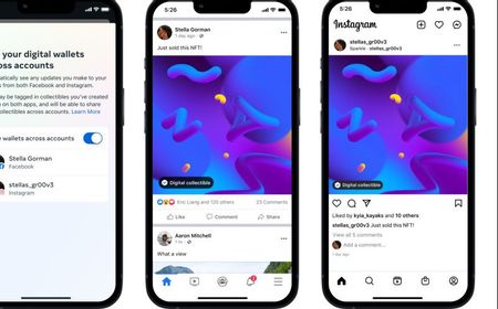 Meta Kini Izinkan Pengguna  Posting Koleksi Digital NFT di Instagram dan Facebook