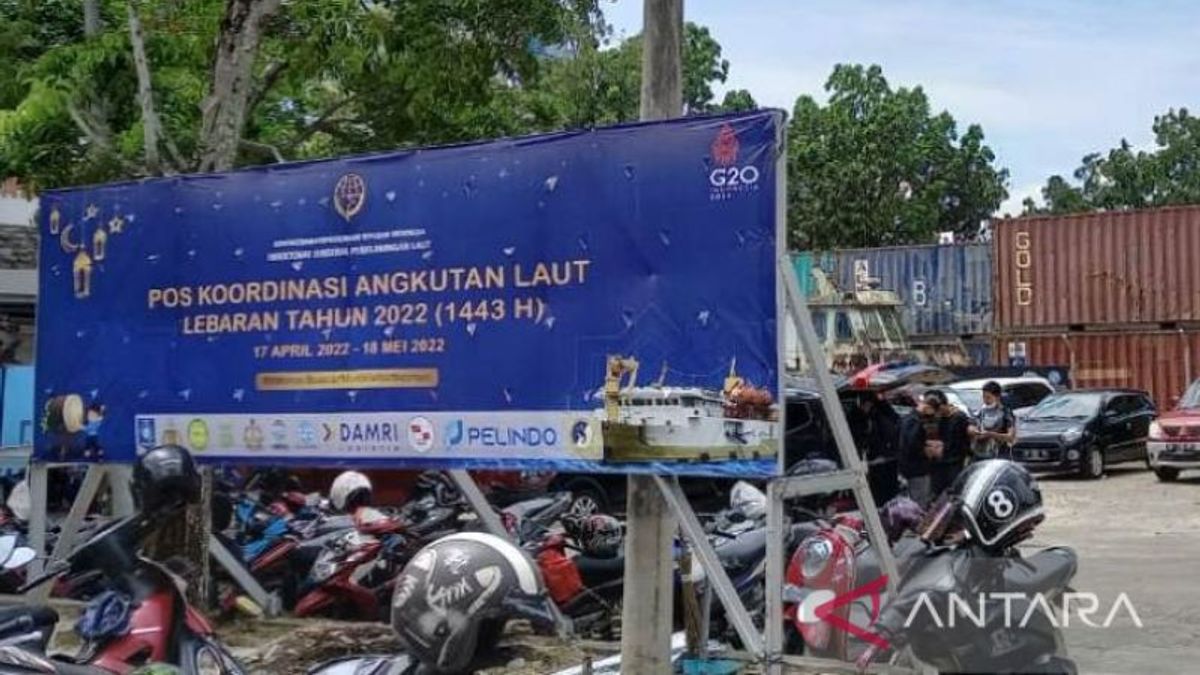 Mudik 2022 Bangka Belitung; Pemudik Padati Pelabuhan Kapal Pangkalbalam