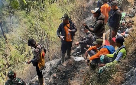 Taman Nasional Bromo Tengger Semeru Kebakaran, 25 Petugas Pemadam Dikerahkan