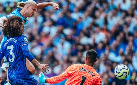 Penampilan ke-100 Erling Haaland Menangkan Man City Atas Chelsea