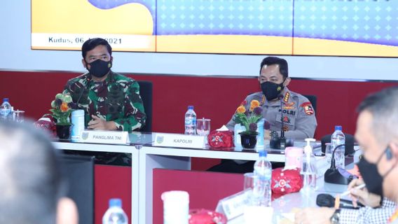 Kapolri dan Panglima TNI Prihatin Melonjaknya COVID-19 di Kudus: Kita Harus Bergerak Bersama