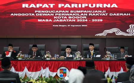 50 Anggota DPRD Kota Bogor Dilantik dan 21 Diantaranya Wajah Baru