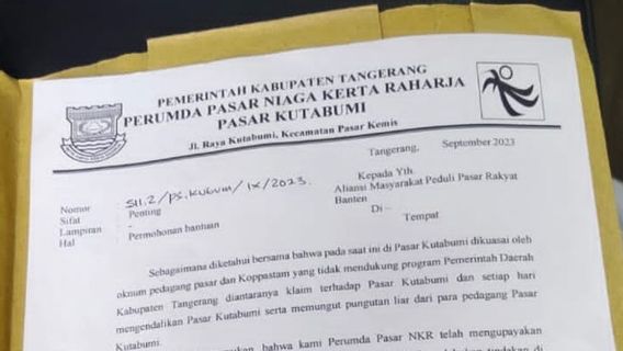 Polisi Selidiki Temuan Surat Permohonan Bantuan Ormas dari Kepala Pasar Kutabumi