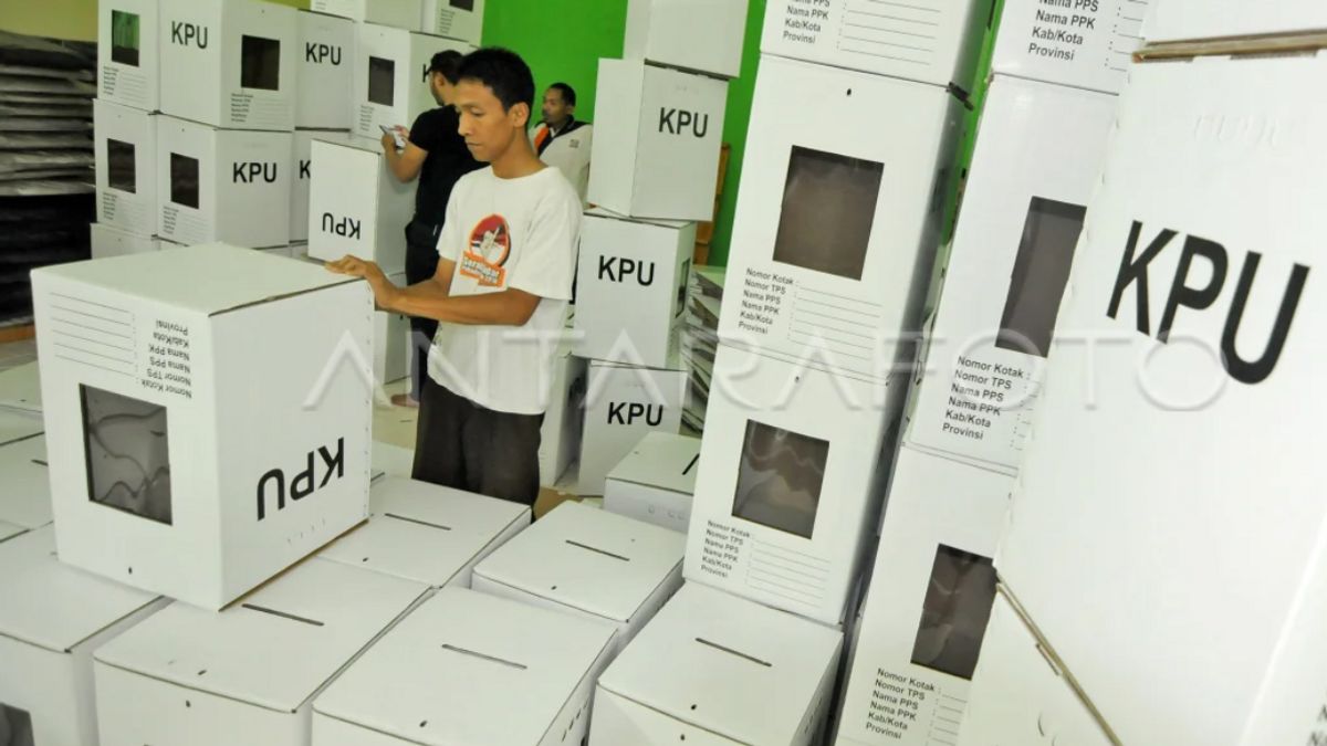 2,090 Election Voice Boxes 2024 Arrive In Central Jakarta: Estimation 3 Days Arriving In District