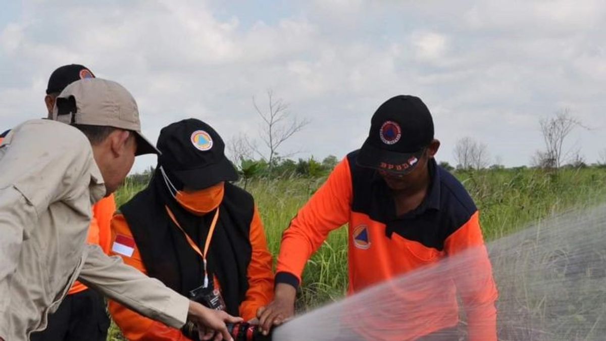 Help Put Out Forest And Land Fires In West Kalimantan, PMI Deploys Volunteers