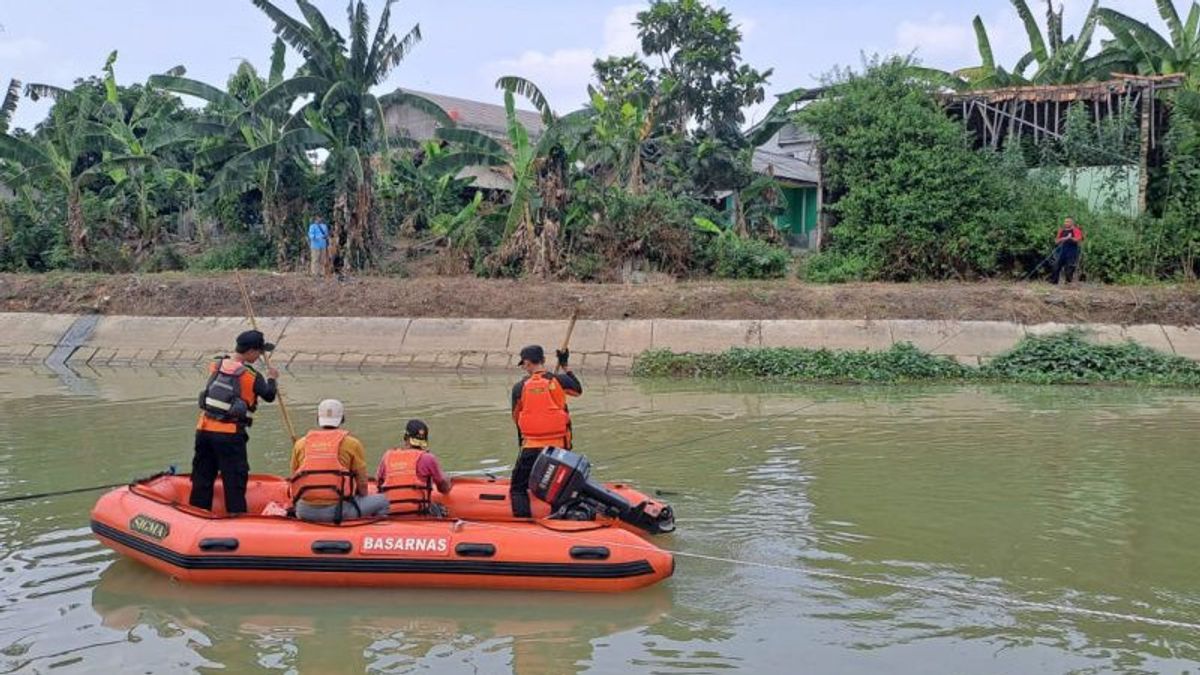 Bocah 5 dan 7 Tahun Hilang Terseret Arus Sungai Cisimeut Lebak, Tim SAR Masih Lakukan Pencarian