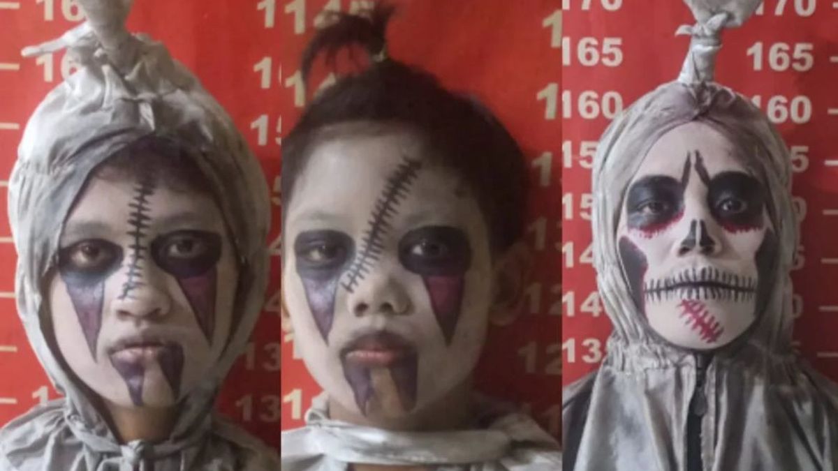 Three Pengamen Cosplay Pocong Ditangkap Polisi Karena Membuat Warga Ketakutan Di Malam Hari