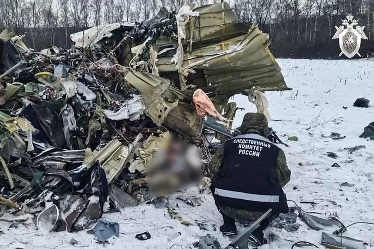 乌克兰情报部门表示,俄罗斯尚未移交涉嫌战争受害者在军用飞机坠毁时的尸体