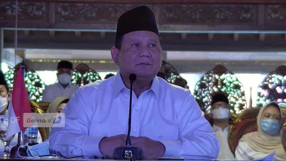 Prabowo: Political Rivals Are Not Enemies, They Are Our Brothers