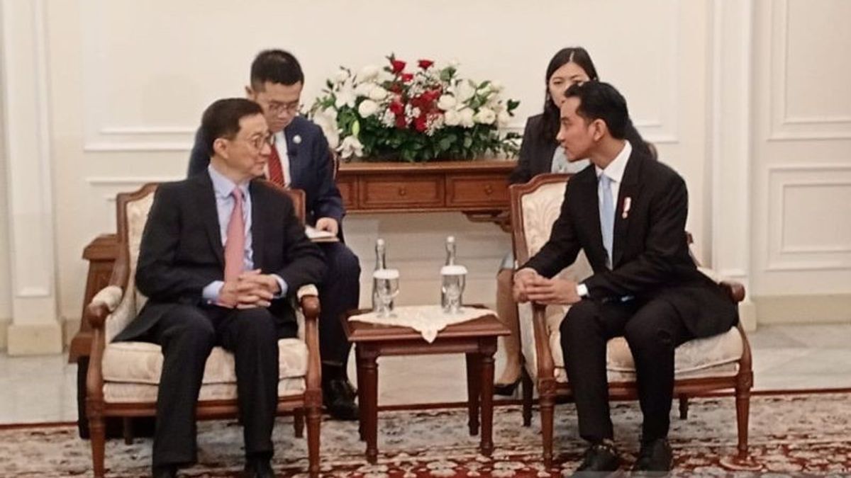 Visited By The Vice President Of China, Gibran Emphasizes Prabowo's Commitment To Continue That Jokowi Has Implemented