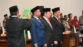 Le président et vice-président définitif de la DPRD Kaltara Dilantik