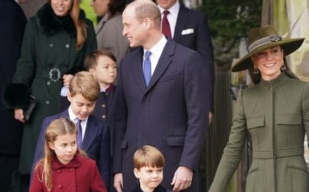 Menilik Tradisi Natal Kerajaan Inggris yang Dilakukan Kate Middleton dan Pangeran William