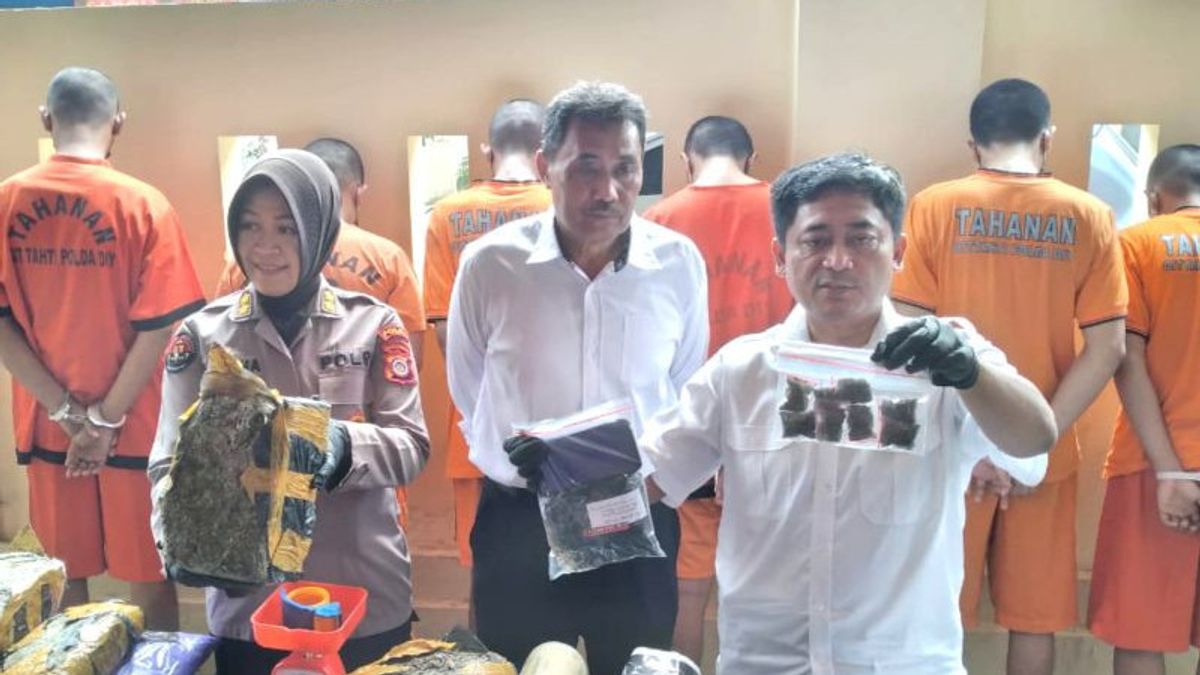 Polda DIY Bongkar 2 Jaringan Pengedar Ganja Yogyakarta-Medan