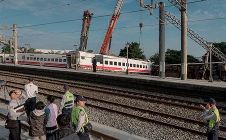 Kecelakaan Kereta dalam Terowongan di Taiwan, Empat Orang Diperkirakan Tewas