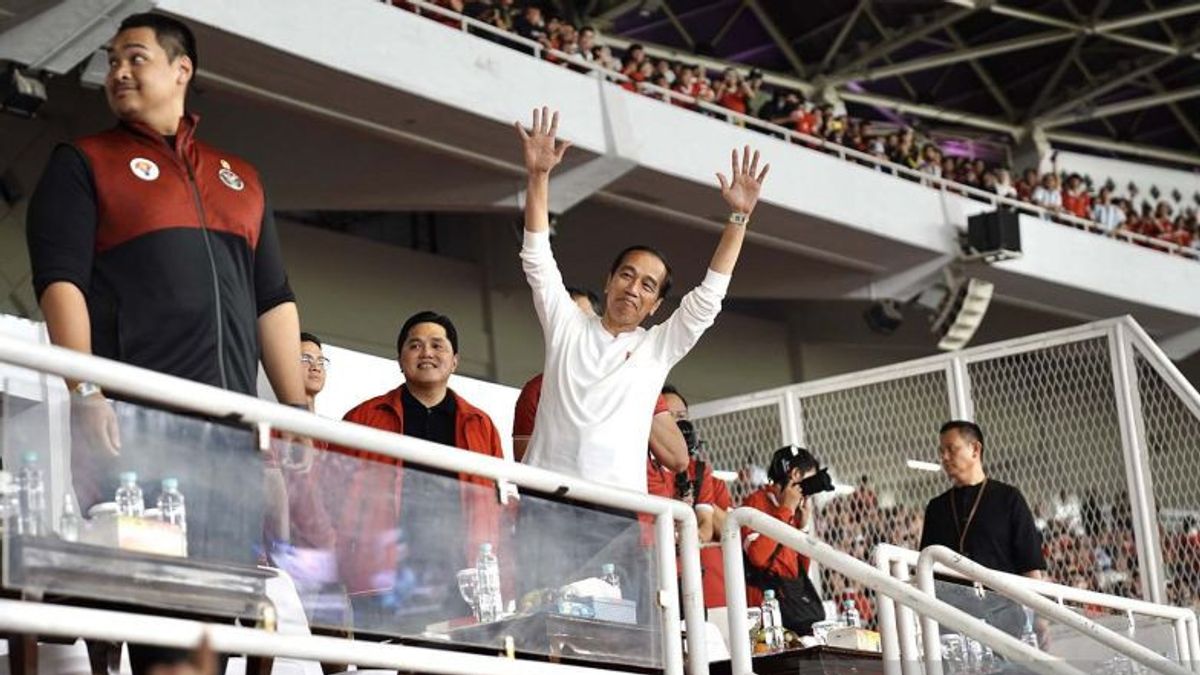 Puji Pemain Timnas, Jokowi Anggap Indonesia Bisa Imbangi Argentina Meski Kebobolan 2 Gol