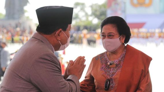 Attending Bhayangkara Anniversary In Semarang, Prabowo Respects Jokowi And Meets Megawati