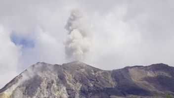 Eruption As High As 700 Meters Occurs At The Peak Of Mount Ile Lewotolok