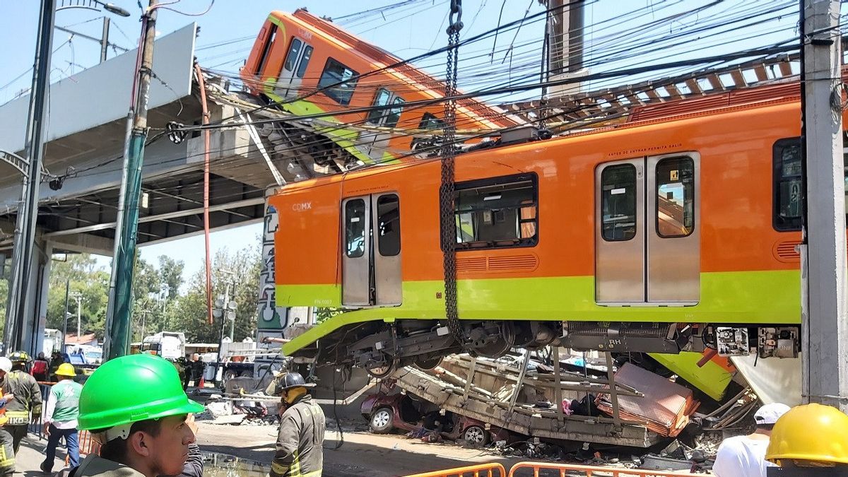 نتائج التدقيق الثالثة ، حادث مترو مميت في مكسيكو سيتي بسبب نقص الصيانة