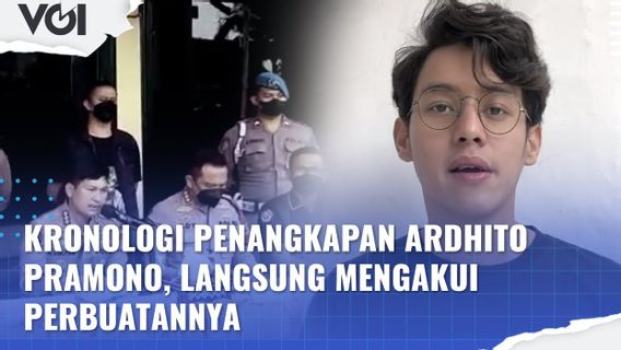 VIDEO: Chronology Of Ardhito Pramono's Arrest, Immediately Admits His Actions