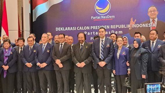 تعلن Anies Capres 2024 Can Kerek Electability NasDem In Pileg 2024  