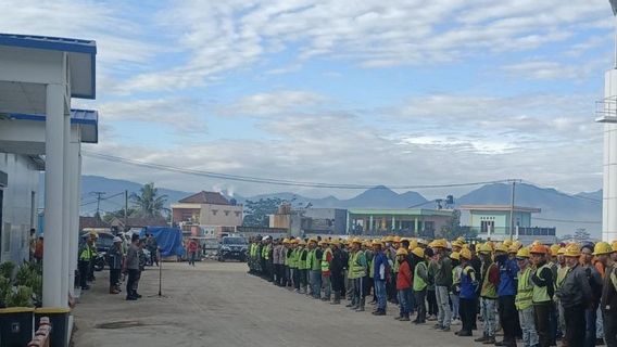 Police Socialize The Threat Of Theft Crime To Jakarta-Bandung High-speed Rail Workers