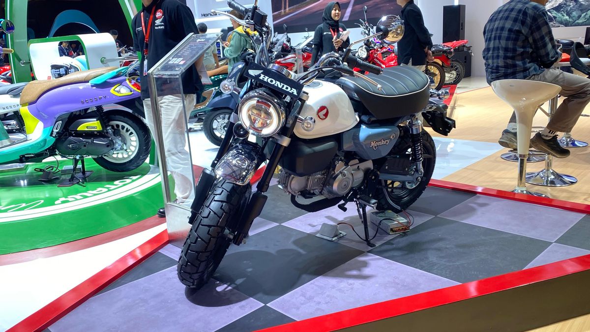 Taken To IIMS, Honda Monkey Gets A Touch Of New Color And Strip Design