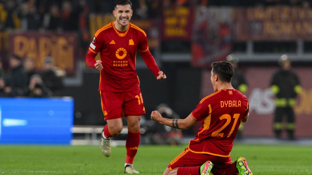 AS Roma Hajar Brighton Empat Gol Tanpa Balas di Liga Europa