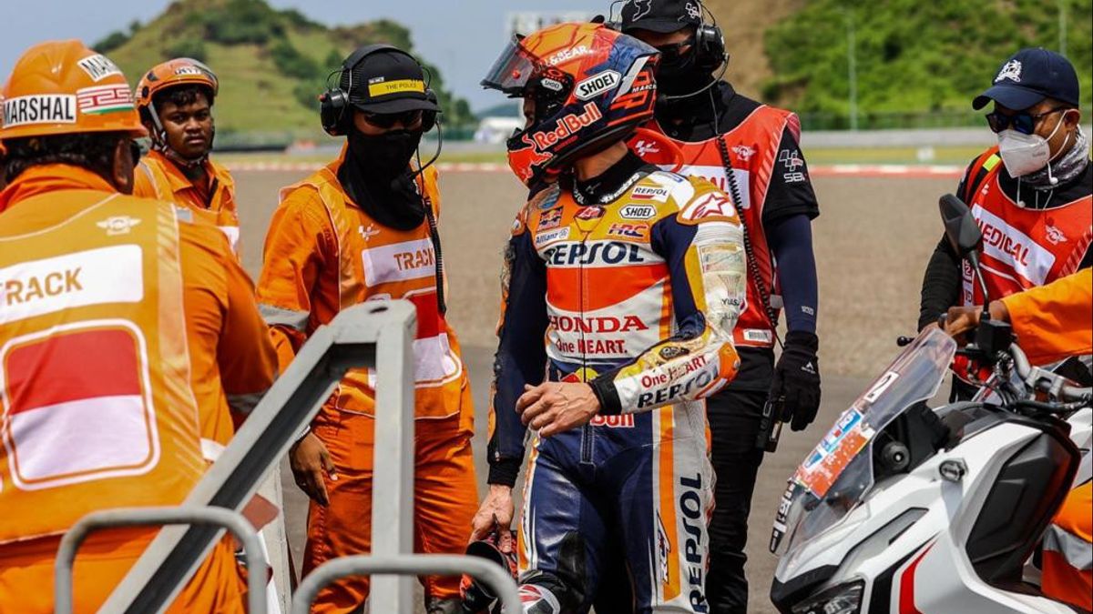 Sigap Tangani Marc Marquez usai Terjatuh di Sesi Pemanasan MotoGP Mandalika, Basarnas Dapat Pujian dari Dorna Sport