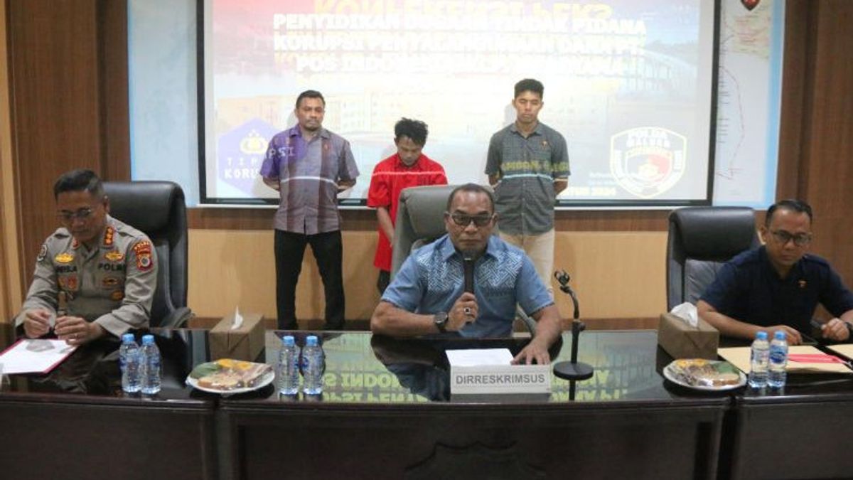 Head Of Post In Maluku Corruption Suspect Rp398 Million Detained By Police