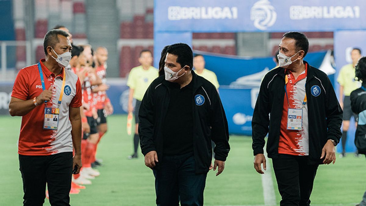Erick Thohir Disapproved With The Term National Football Road In Place: Faster Development Of Other Countries