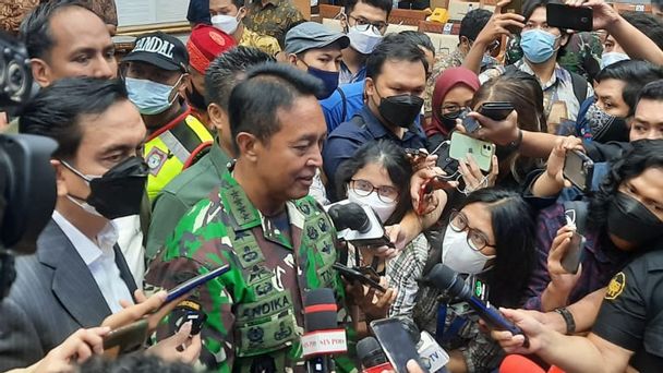 Jenderal Andika Perkasa usai menjalani fit and proper test di Gedung DPR RI/ Foto: Mery Handayani/ VOI 