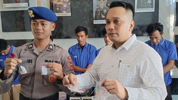 Polairud Jambi Gerebekベースキャンプ麻薬、5人のユーザーと1人のディーラーが切り上げられました