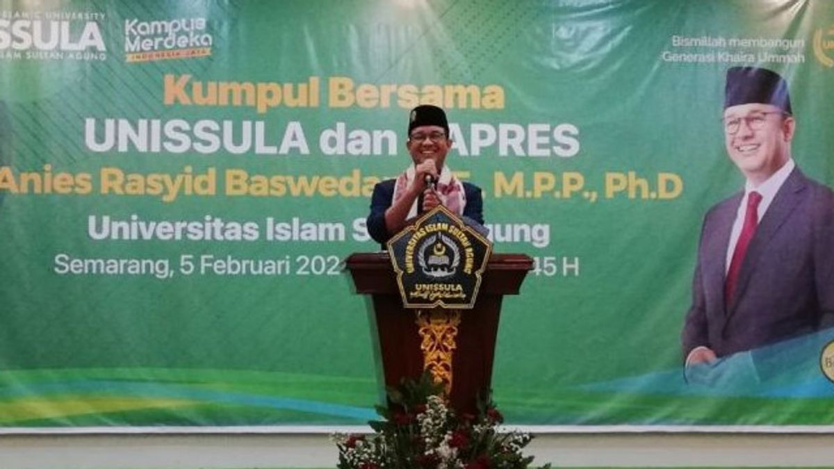 Anies Worried That The Cost Of Higher Education Will Be More Affordable