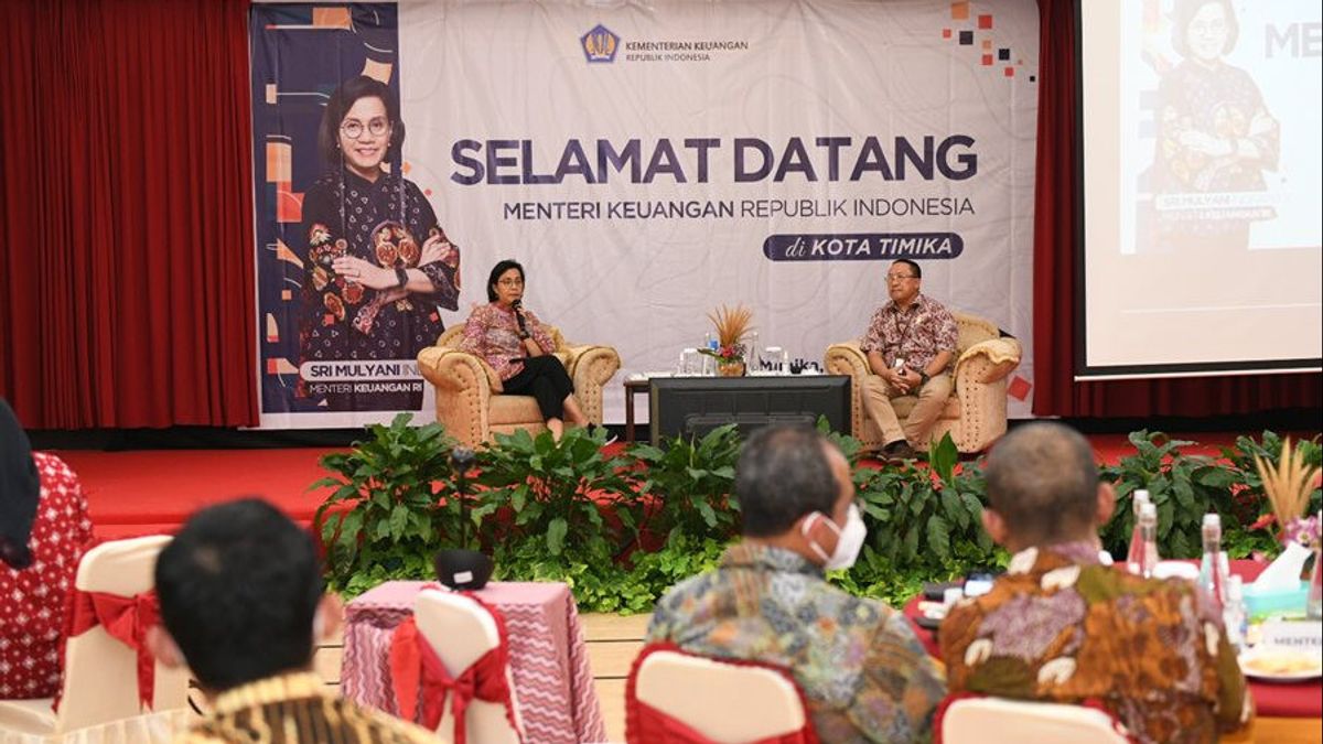 Di Tanah Papua, Sri Mulyani Pastikan APBN Terus Dukung Pemerataan Pembangunan