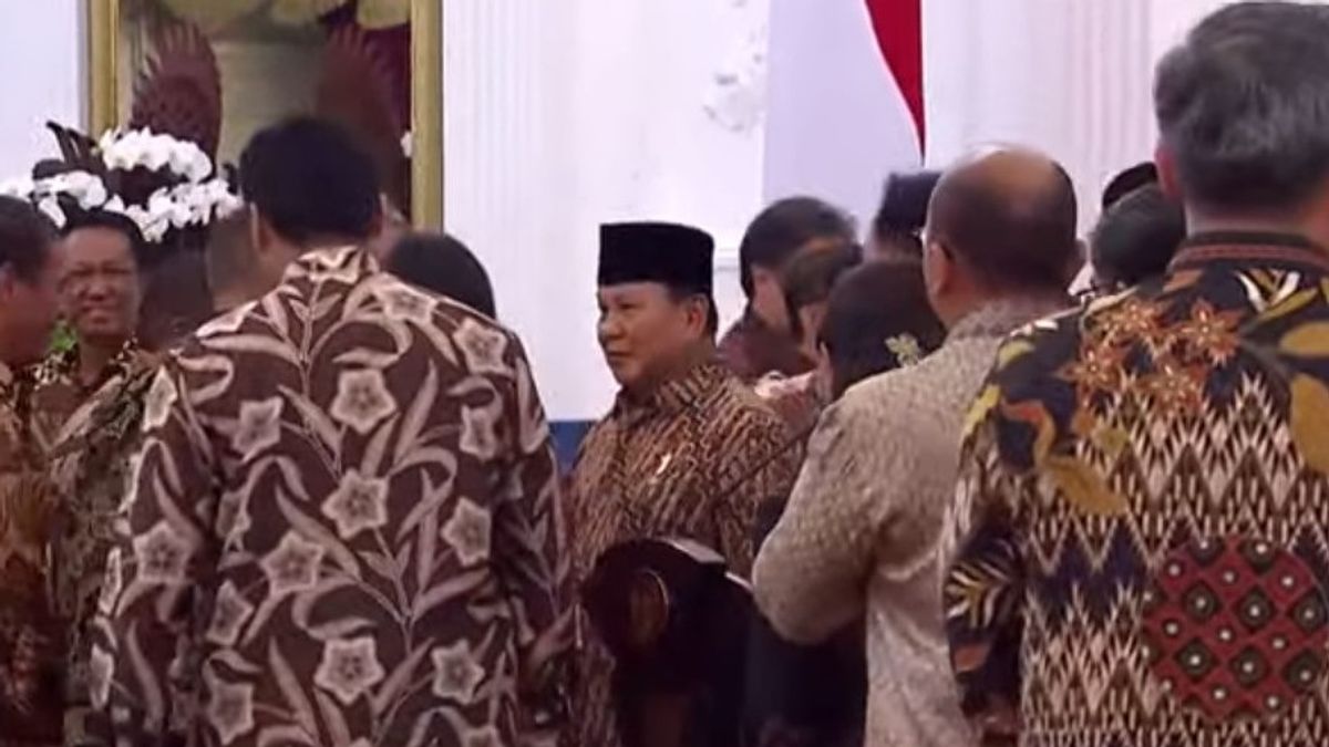 Prabowo Announces List Of Names Of Deputy Ministers Of The Red And White Cabinet