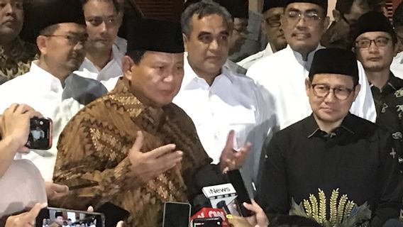 Prabowo Cerita ke Cak Imin Diajak Puan Bertemu Bahas Koalisi Besar