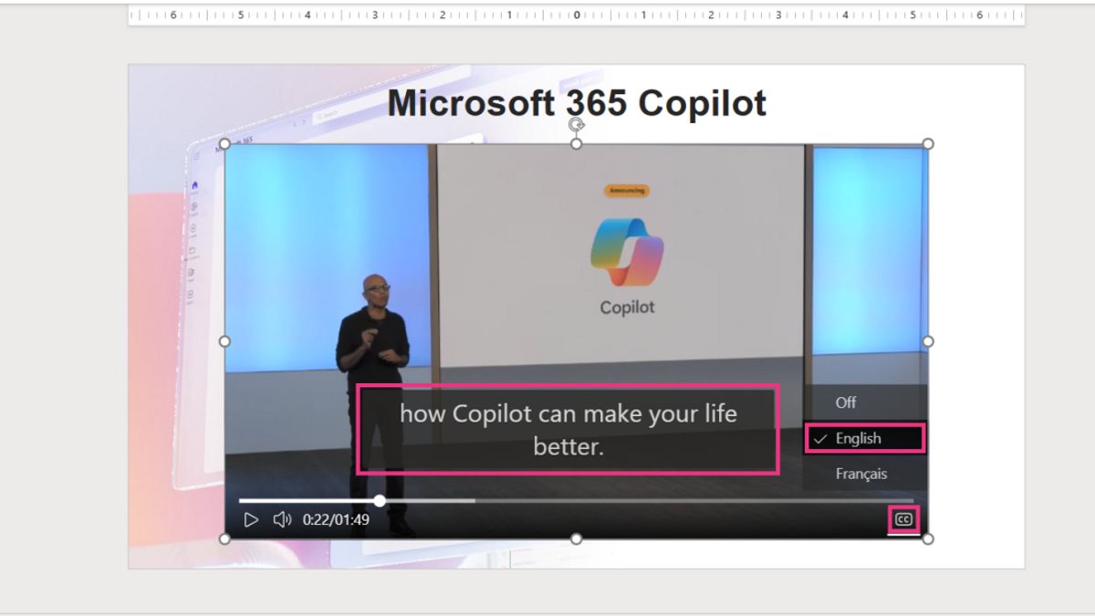 Microsoft PowerPoint Versi Web Kini Bisa Tambahkan Subtitle di Video