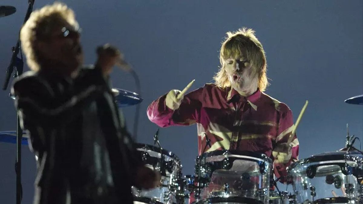 Zak Starkey après avoir été expulsé par The Whom Menete