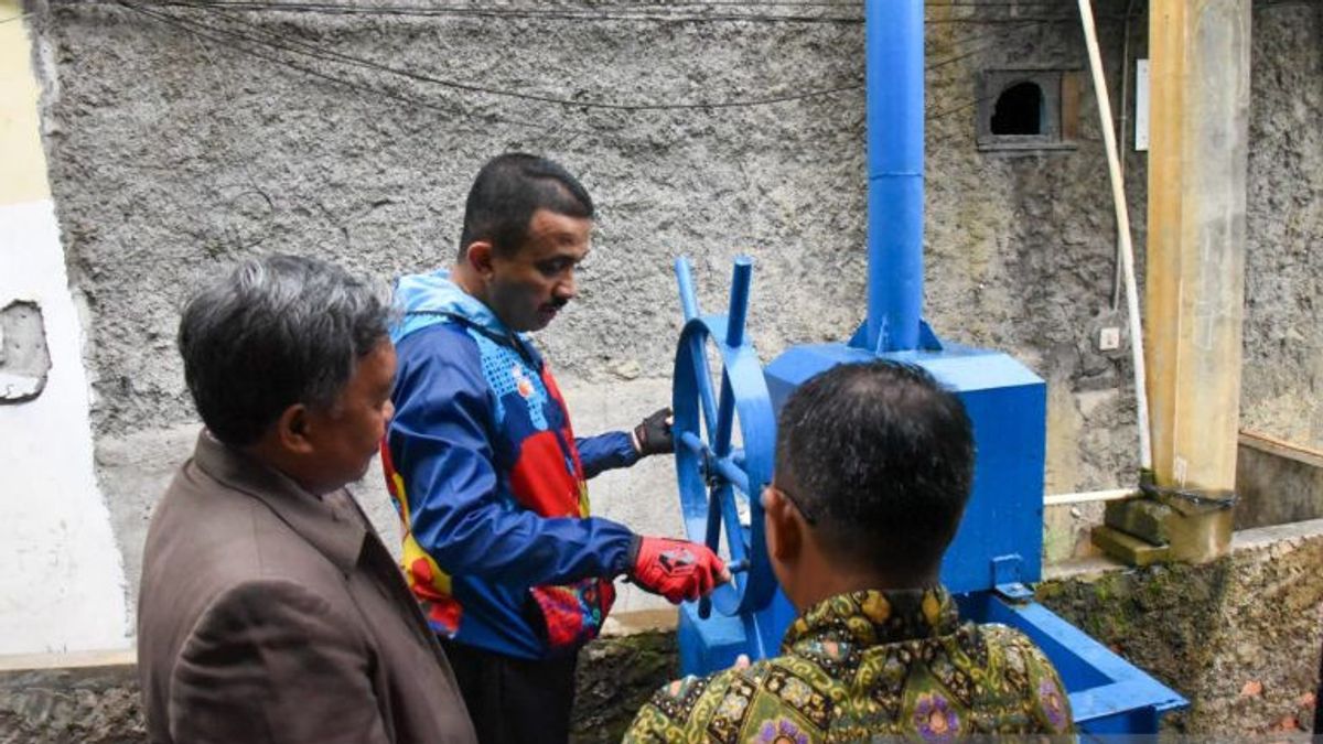 スディンSDAは、東ジャカルタの洪水を防ぐために浸透井戸を作成します 