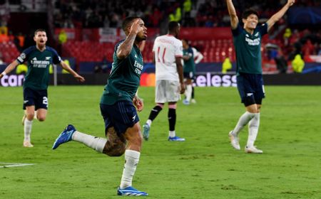 Martinelli dan Jesus Menangkan Arsenal atas Sevilla