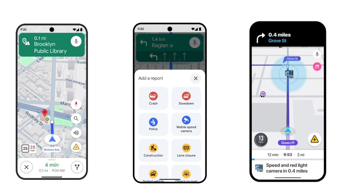 Google lance une mise à jour pour Maps et Waze, pour permettre aux utilisateurs de se rendre compte