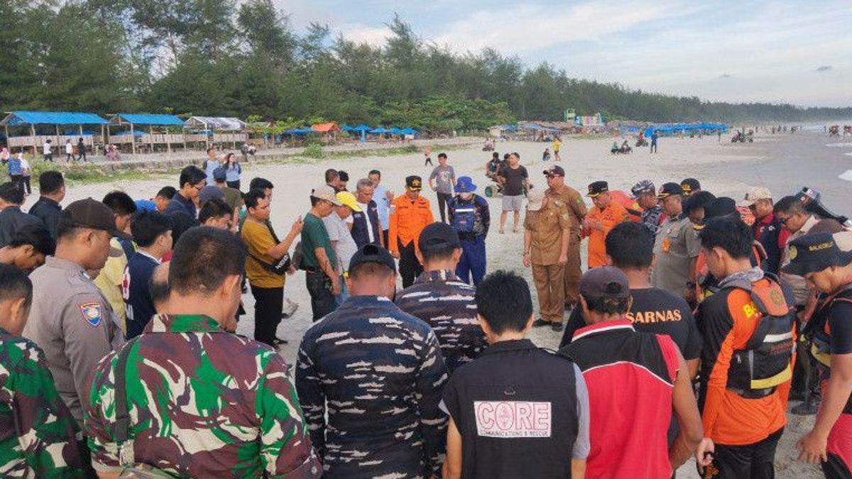 The Search For Palembang Residents Who Drowned On Panjang Beach Bengkulu Will Continue Tomorrow