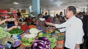 ジョコウィは東コタワリンギンの市場を訪れ、食料価格が安定していることを確認します